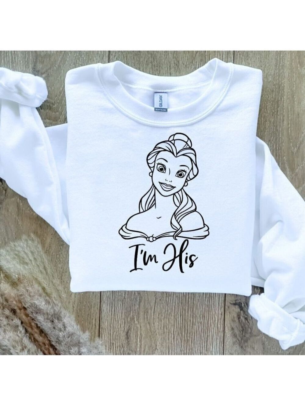 Disney I'm His- Beauty and the Beast Sweatshirt Sweater